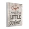 Stupell Industries Dream Big Little Cowboy Wall Plaque, design by Christine Simpson Art